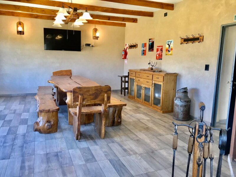 Lampara colgante estilo campo Tirante x8 luces