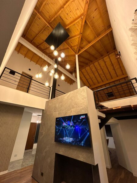 Lampara Industrial 15 Luces Ideal Escalera Con Doble Altura