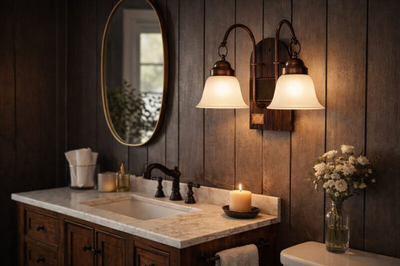 Aplique de pared x2 luces
