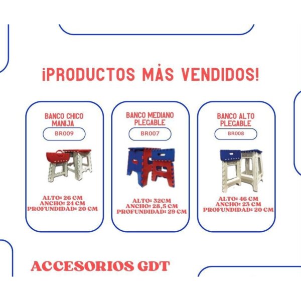 BANQUITO PLEGABLE BR009