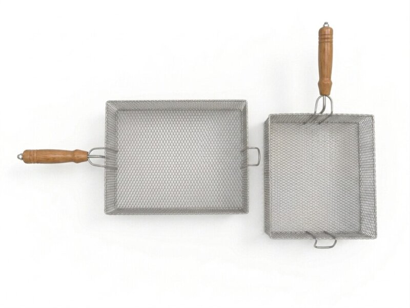 Canastos para friteras o freidoras de 24x24 cm whatsapp 341 2177503