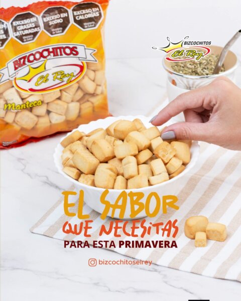 Bizcochitos El Rey - Los Mejores Bizcochitos Hojaldrados salados.