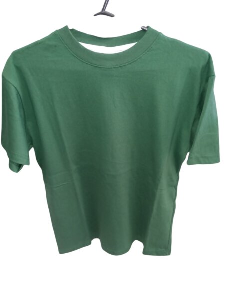 Remeras lisas con tira de limpieza