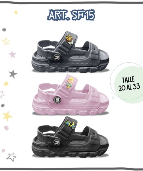Sandalias niños goma eva
