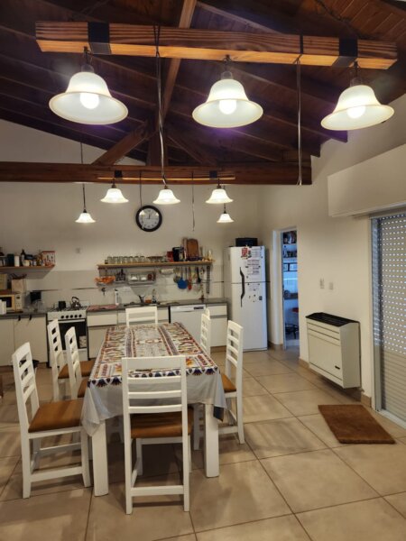 Lampara colgante estilo campo Tirante x3 luces
