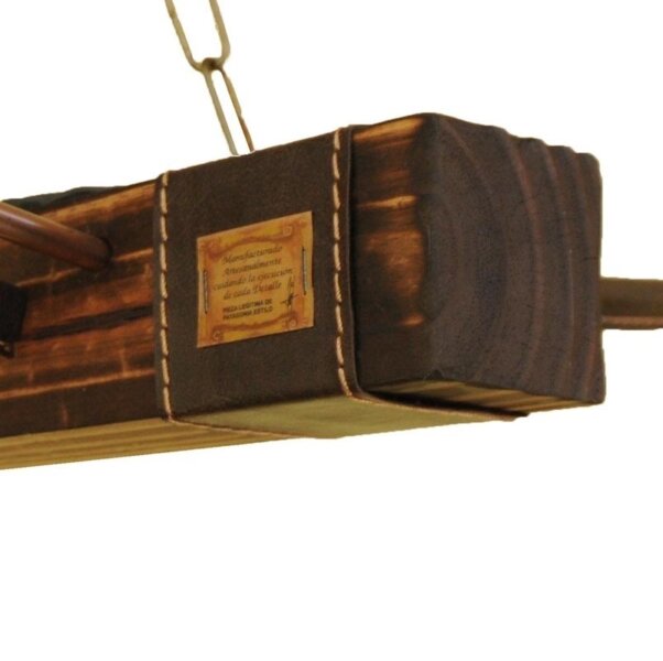 Lampara colgante estilo campo Tirante x8 luces