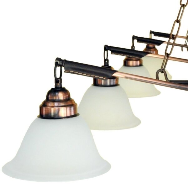 Lampara colgante estilo campo Tirante x8 luces