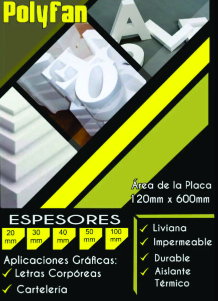 Corte de placa de polyfan