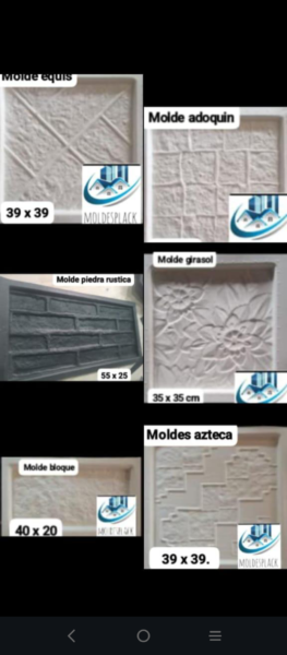 Moldes para placas antihumedad