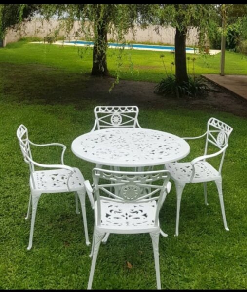 Muebles de jardín en aluminio