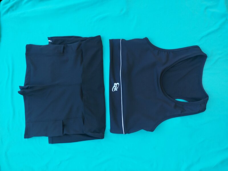 Top + Shorts pollera de laycra 40 mujer